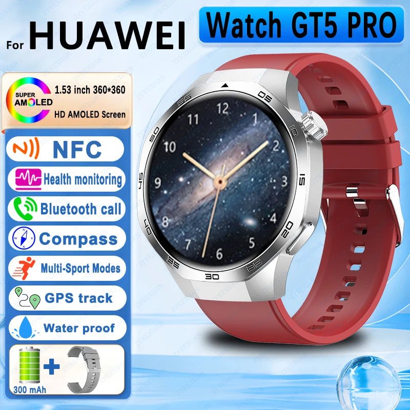 2025 New Men WATCH GT5 Pro Smartwatch Xuanji Sensing System Advanced Sports Emotional Health Assistant Long Endurance Watch - Smartwatchmagazijn