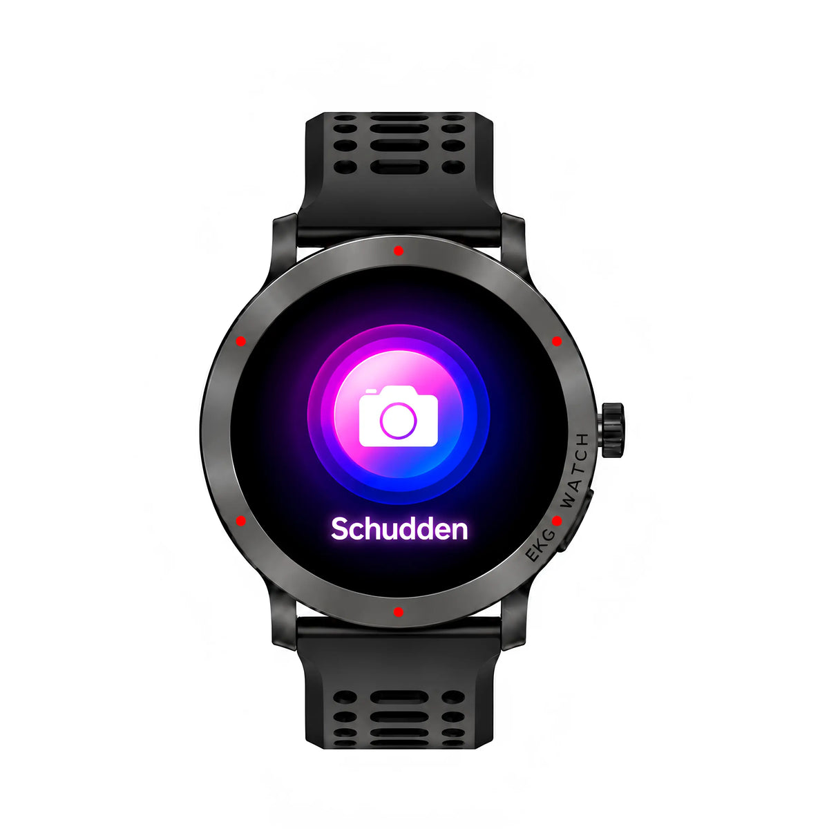 Smart Pro Vital toont de camerabediening om op afstand een foto te maken