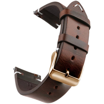 Horlogeband - Leer - Gesp - Universeel - Smartwatchmagazijn