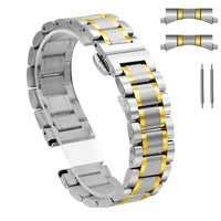 Horlogeband - RVS schakels - Vlinder - Smart Pro Endurance - Smartwatchmagazijn