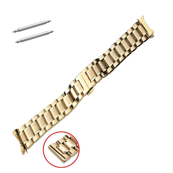 Horlogeband - RVS schakels - Vlinder - Universeel - Smartwatchmagazijn