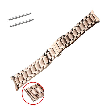 Horlogeband - RVS schakels - Vlinder - Universeel - Smartwatchmagazijn