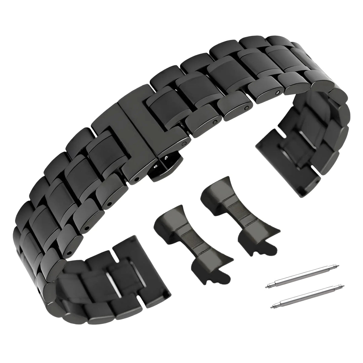 Horlogeband - RVS schakels - Vlinder - Universeel - Smartwatchmagazijn