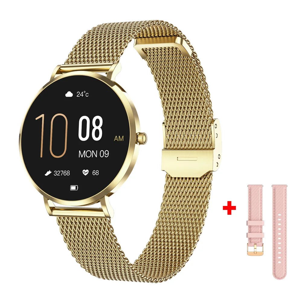 Lady Smart Watch T8 Ultra Women 1.19 Inch AMOLED Screen Wristwatch Heart Rate Monitor Bluetooth Calling Female Smartwatch - Smartwatchmagazijn