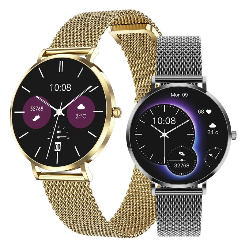 Lady Smart Watch T8 Ultra Women 1.19 Inch AMOLED Screen Wristwatch Heart Rate Monitor Bluetooth Calling Female Smartwatch - Smartwatchmagazijn