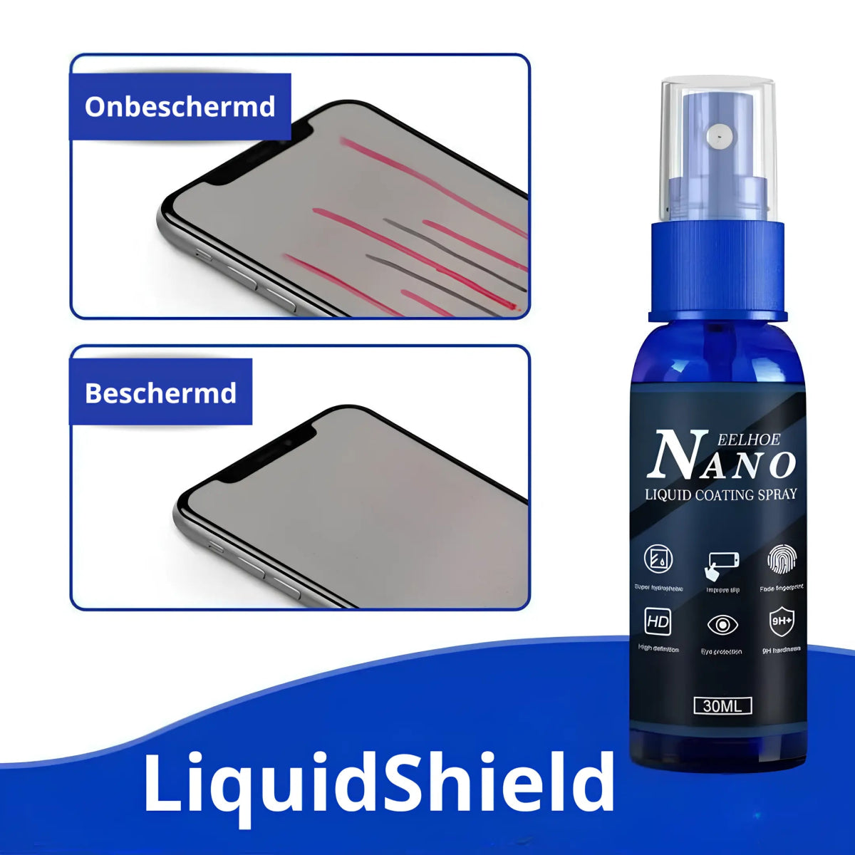 LiquidShield Screenprotector - Innovatieve Vloeibare Bescherming - Smartwatchmagazijn