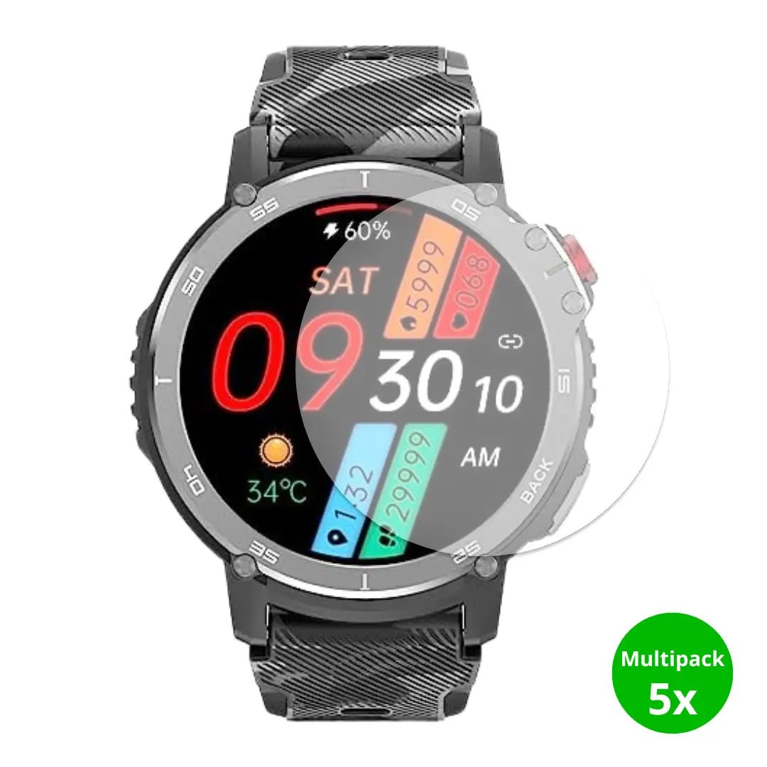 Outdoor - Watch S2 - Screenprotector (Multipack 5x) - Smartwatchmagazijn