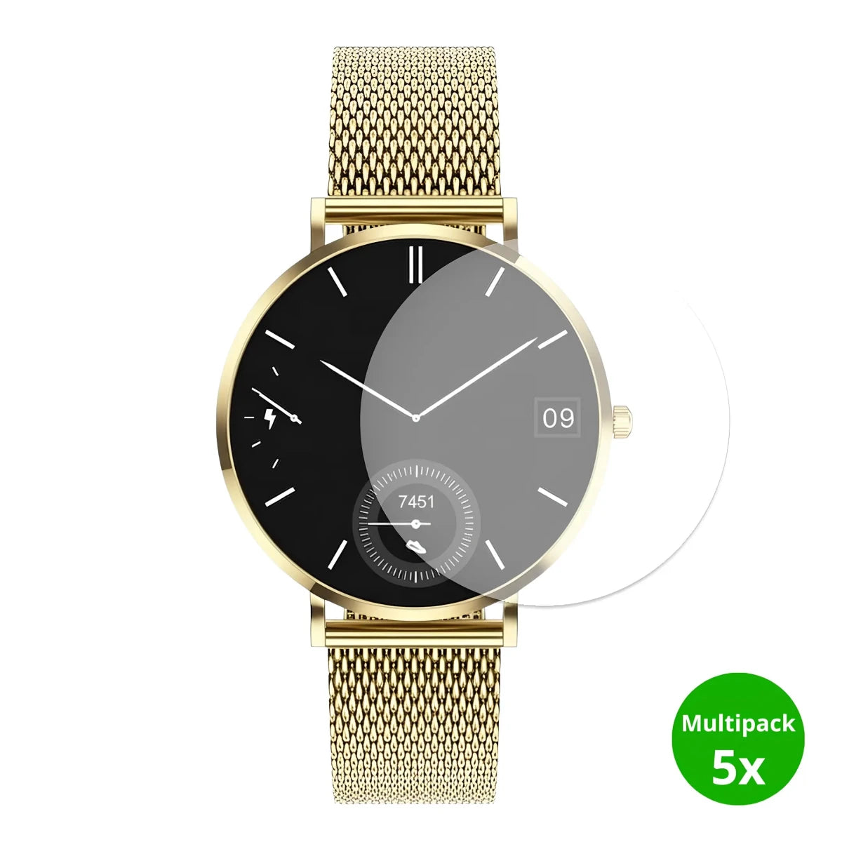 Screenprotector (Multipack 5x) - Smart Pro Elegance Mini 2 - Smartwatchmagazijn