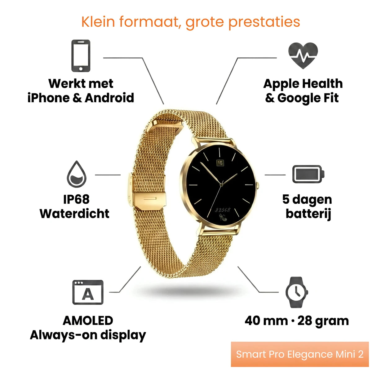 Smart Pro Elegance Mini 2 - Smartwatchmagazijn