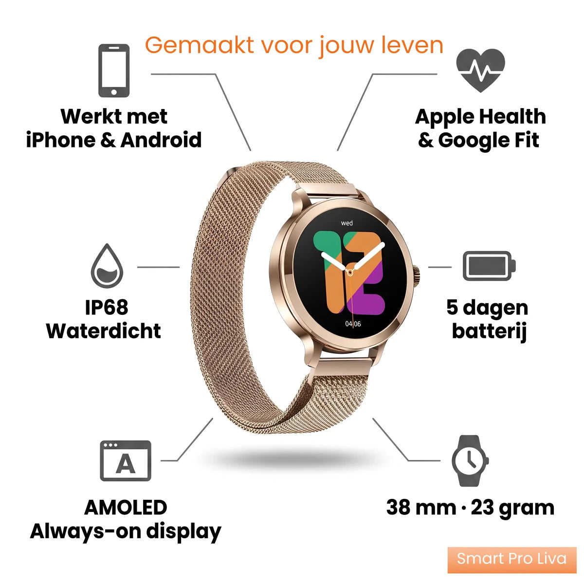 Smart Pro Liva - Smartwatchmagazijn