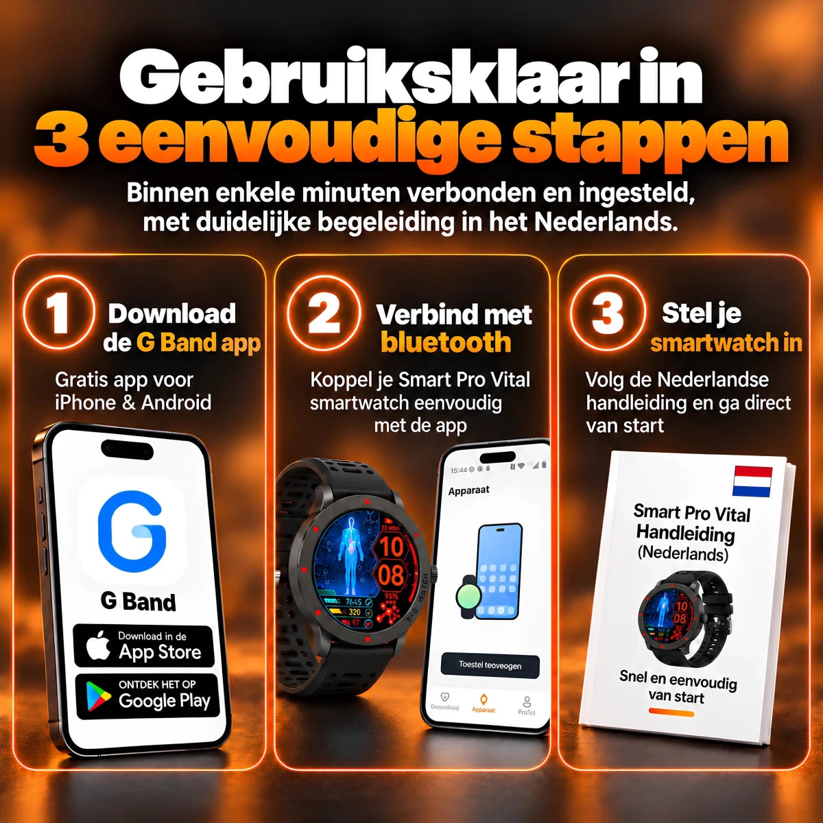 Smart Pro Vital - Smartwatchmagazijn