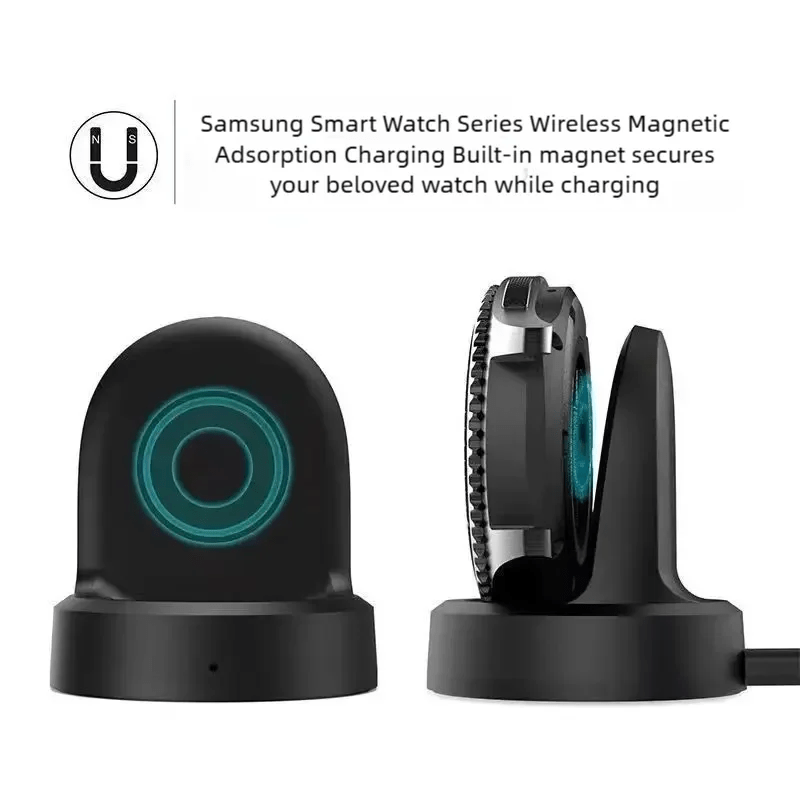 Wireless Fast Charger Base For Samsung Gear S2 S3 S4Frontier Watch USB Charging cable For Samsung Galaxy Watch SM - R800 R810 R815 - Smartwatchmagazijn