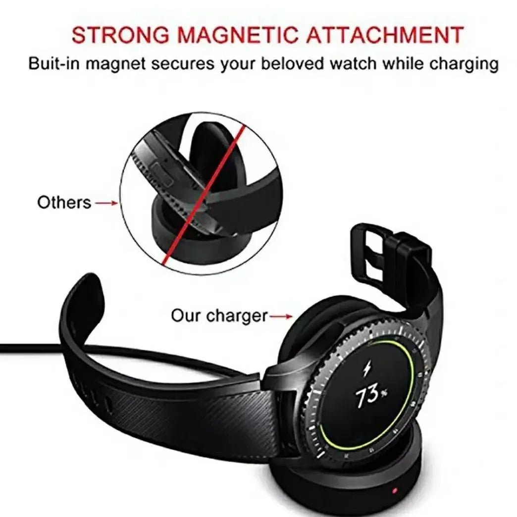 Wireless Fast Charger Base For Samsung Gear S2 S3 S4Frontier Watch USB Charging cable For Samsung Galaxy Watch SM - R800 R810 R815 - Smartwatchmagazijn