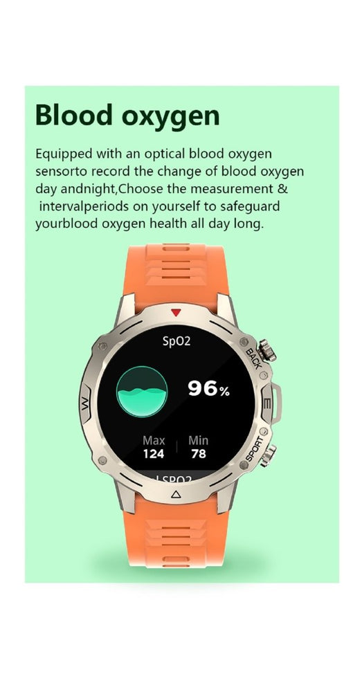 Roxiro Smart Watch Bluetooth Calls IP68 Waterproof Full Touch Electronic Fitness Tracker Blood Pressure Heart Rate Monitor 2023 - Smartwatchmagazijn.nl